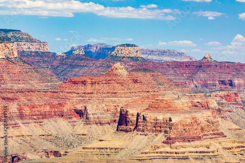 Принти на полотні Layered Desert Canyon with Mesas and Buttes