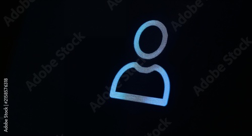 Photo realistic as Customer application symbol with copy space for website banners - A sleek customer application symbol with generous copy space suitable for creating eye catching with copy space.