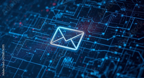 Photo realistic as Delivery tracking icon with copy space for email newsletters - A modern delivery tracking icon with ample copy space perfect for email newsletters and digital with copy space.