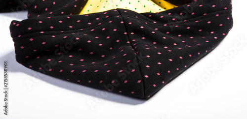 Canvastavla Black casual jacket on white background