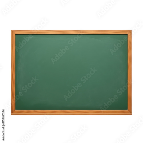 Green Chalkboard with Wooden Frame.