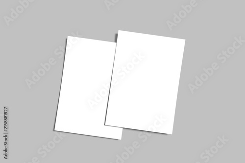 A4 Poster Mockup Design Blank Presentation