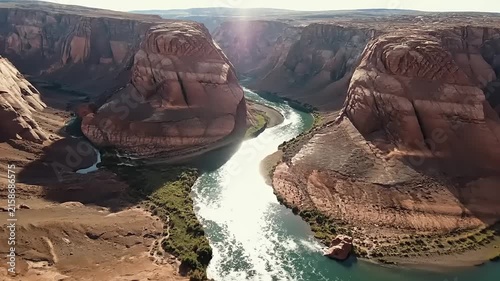 Horseshoe Bend Colorado River Landscape.