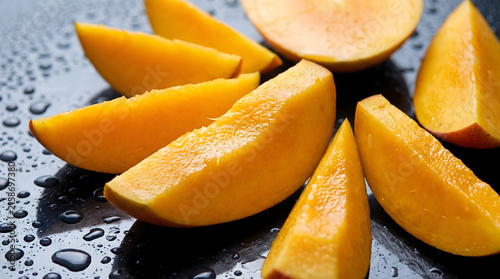 Fresh Ripe Mango Slices