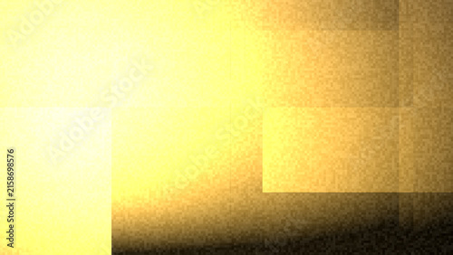 Golden vintage light leak effect on warm film grain texture background for retro design