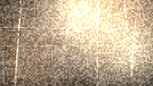 High-contrast monochrome film grain texture with sun flare for vintage design overlays