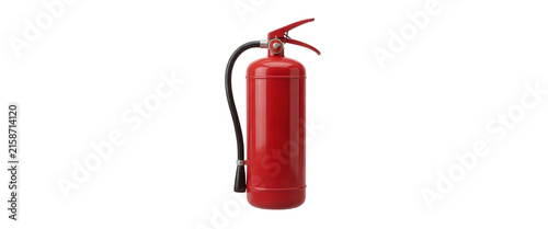 Red Fire Extinguisher Isolated Transparent Background