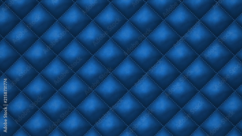 Naklejka premium Blue Quilted Fabric Texture