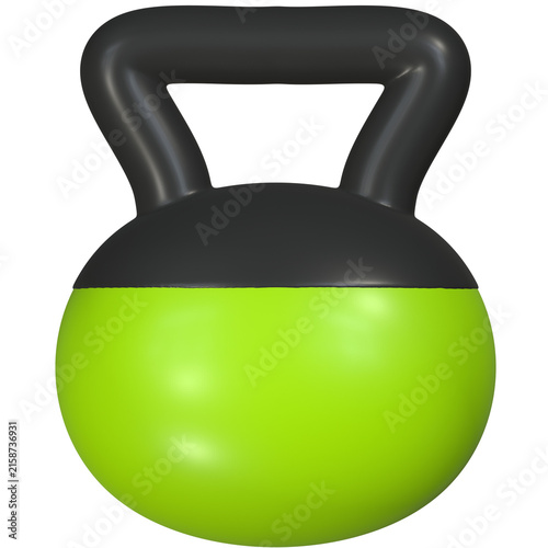 dumbbell isolated on white