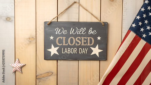 We will be closed on labor day, Happy Labor Day, Closed Today Sign, Vector Text, Happy Labor Day Sign, Labor Day Background, Holiday Store Closed Sign, posters, flyers, business, company, retail store