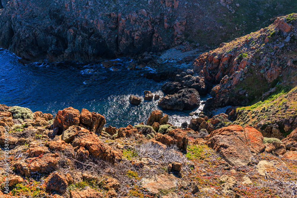 Obraz premium Copperhead Walk, Seal Rocks State Reserve, Surprise Bay, King Island, Tasmania, Australia