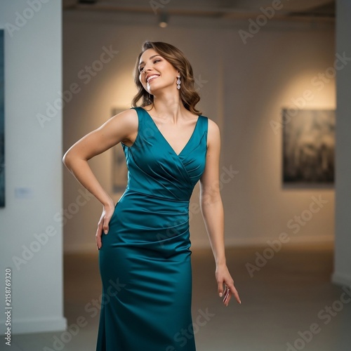 Glimmering Grace in the Gallery Glow