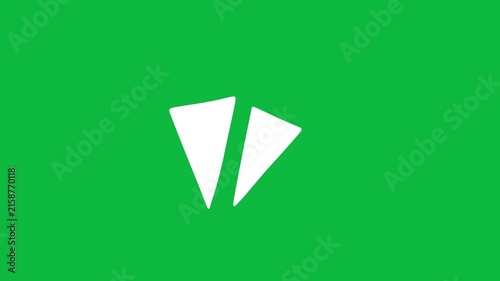 Hand-Drawn Animated White Accent Burst video | Solid Pop Motion Effect hand drawn animation | Bold Emphasis Lines on green screen