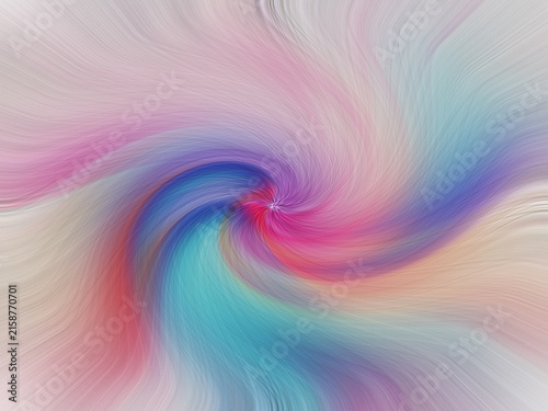 Fotografie Abstract colorful swirl pattern with soft pastel colors