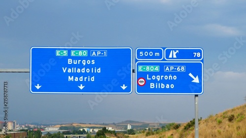 AP1 highway, exit 78 towards Bilbao, Spain,
August 14, 2026