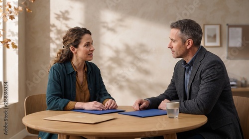 Business owner meets adviser for autumn planning