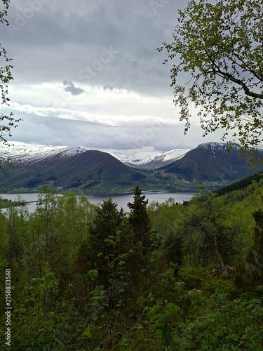 Fjord norway dramatic landscape