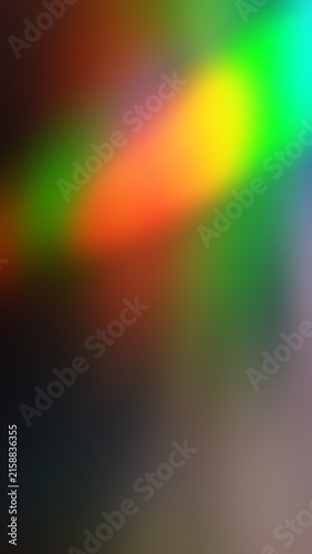 Abstract gradient background with soft light diffusion, colorful rainbow hues. Elegant minimalist texture for phone wallpapers, mobile apps, banners, presentations and modern text-based designs.