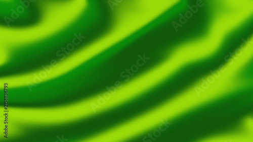 Abstract green gradient grainy background with smooth waves shading graphic and noise texture. Design for social media graphics design and branding materials.