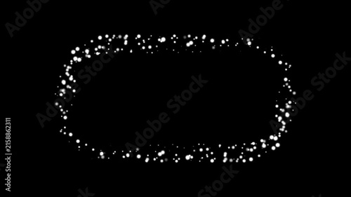 Shining glitter star sparkle animation with glowing dust trails, twinkling fairy particles and dreamy shimmer effects creating an elegant chroma key black screen overlay in ultra HD 4K