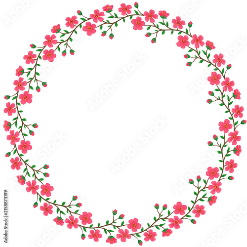 Cherry blossom wreath