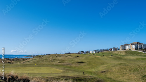 First Hole on Brora Golf Course 