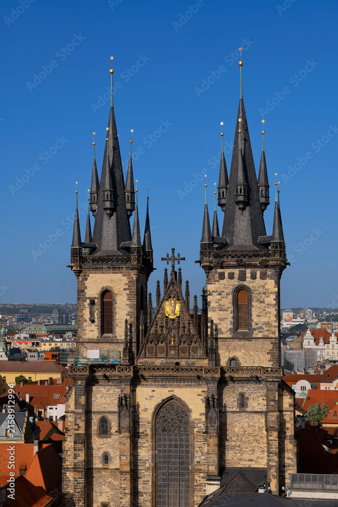 Fototapeta premium Church of Our Lady Before Tyn in Prague
