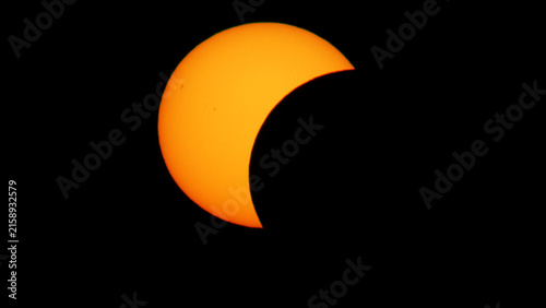 Foto Partial solar eclipse on August 12, 2026 seen from Poland