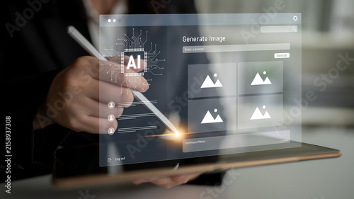 Fotografía AI image generator interface enables image, AI, and generator process by convert