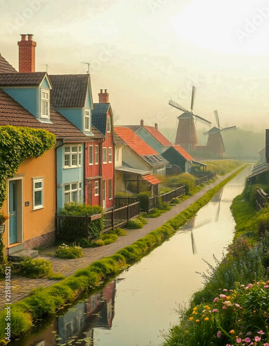 houses on the river