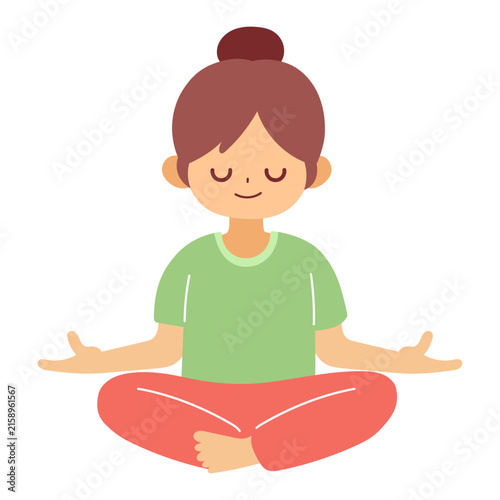 This meditation sticker is suitable for Mental Health and Self-Care Checklist