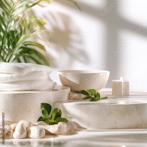 Rustic Mortar and Pestle with Fresh Herbs and Colorful Spices for Natural Cooking, Herbal Remedies, Aromatherapy and Traditional Ingredient Preparation