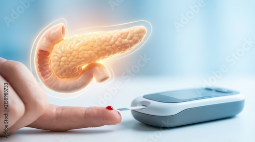 Prediabetes blood sugar monitoring supports insulin resistance awareness through glucose meter and pancreatic health concept