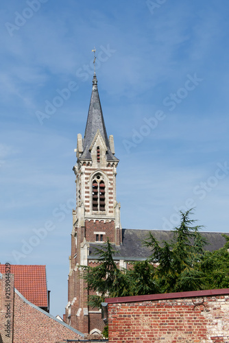 Clocher de l'église Ste Bertille de Maroeuil - Pas-d-Calais - France
