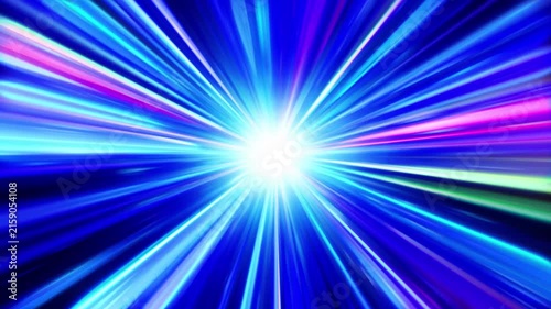 Concentration Lines and Laser Beam Background Video