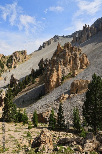 Konstfotografi La Casse déserte sous le Col de l'Izoard