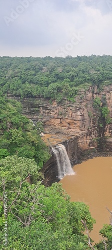 Devdari waterfall in Chandauli,Uttar Pradesh,India 