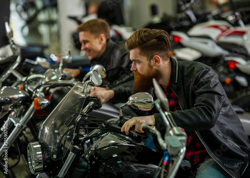 Motorcycle Showroom Test.