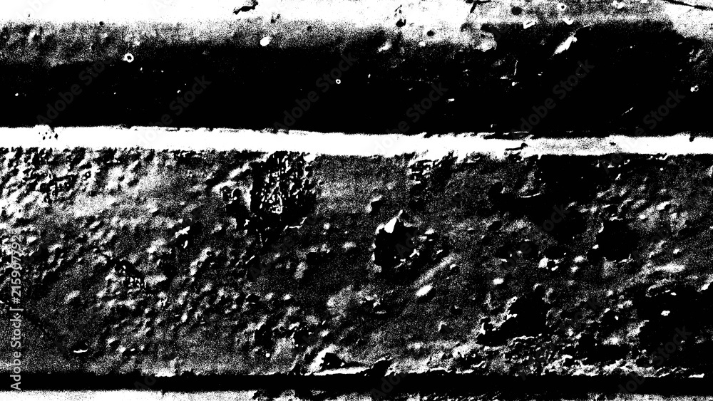 Obraz premium Distressed Black White Wood Texture, Weathered Timber Grain Surface with Rough Horizontal Bands and Grunge