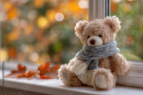 A tiny bear symbolizing warmth and comfort in a snug environment. Hes a trustworthy companion for sharing your thoughts, more than just a stuffed animal