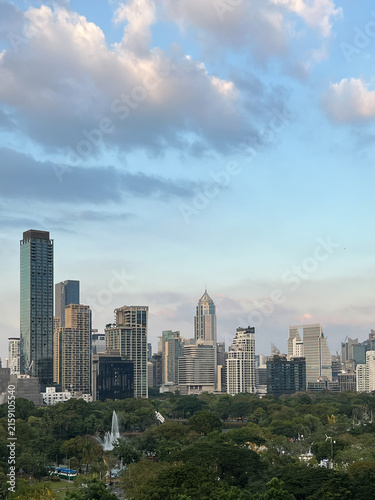 Bangkok Skyline at Urban Area at Daytime