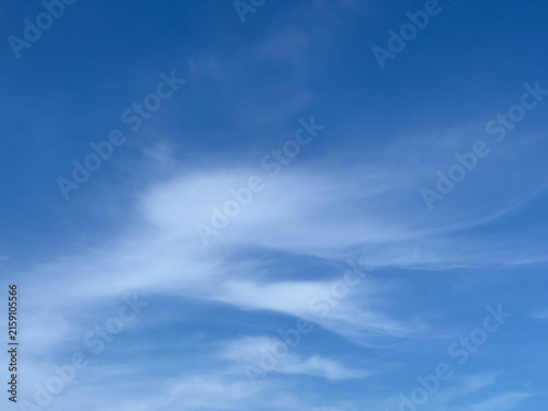 Beautiful Blue Sky with Clouds at Daytime