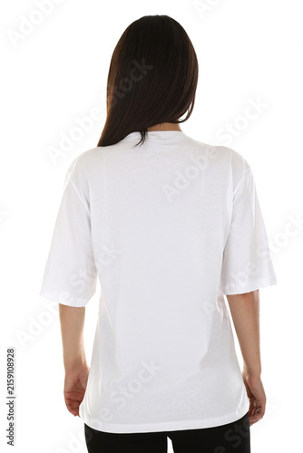Фотография Fashion photoshoot in a studio with a white background for e-commerce
