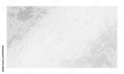 Abstract monochrome halftone pattern with varying dot sizes for modern graphic design backgrounds