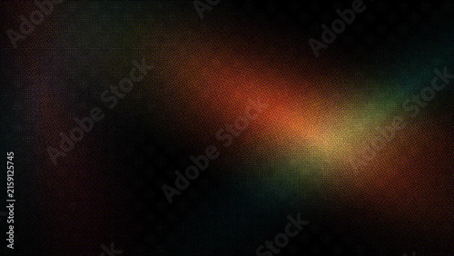 Dark halftone background featuring diagonal warm orange and yellow light streak