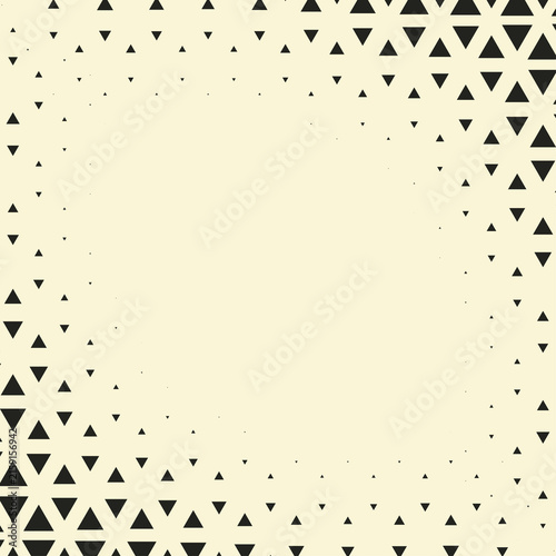 Halftone triangles pattern. Abstract geometric gradient background. Vector illustration, EPS 10. Vector illustration. Eps10