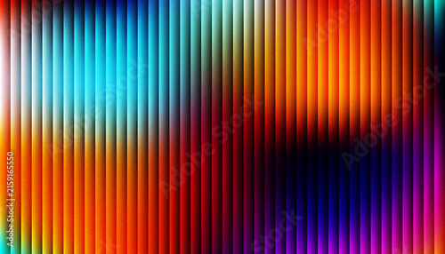 фотографія Colorful abstract background with dynamic vertical stripes, vibrant color shifts from blue to purple, and subtle noise effect