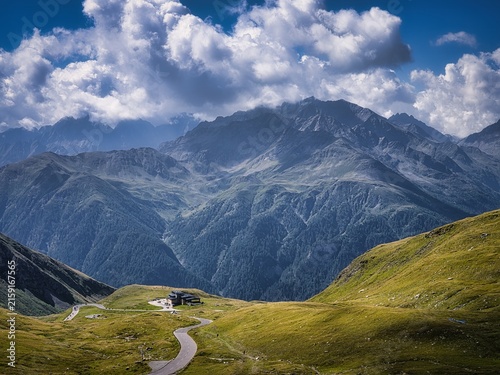 Grossglockner High Alpine Road panorama in the Austrian Alps