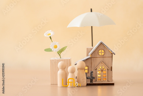 Fotografie Home insurance and family protection concept