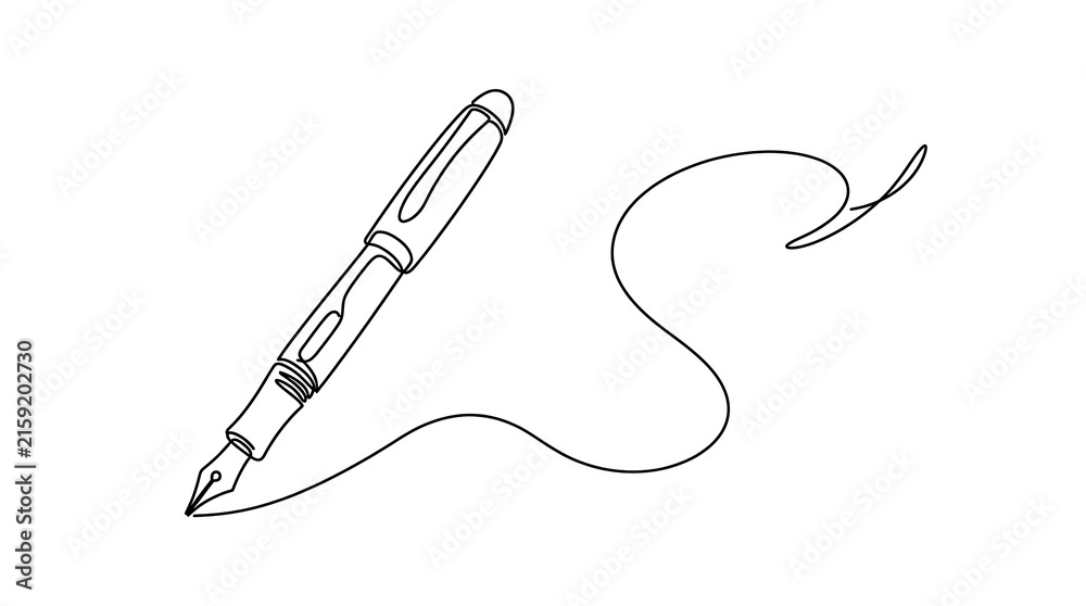 Fototapeta premium Vector Illustration of Pen and Pencil Writing Tools Isolated on White Background for Office, School, Business, Drawing, Stationery and Creative Design Concepts